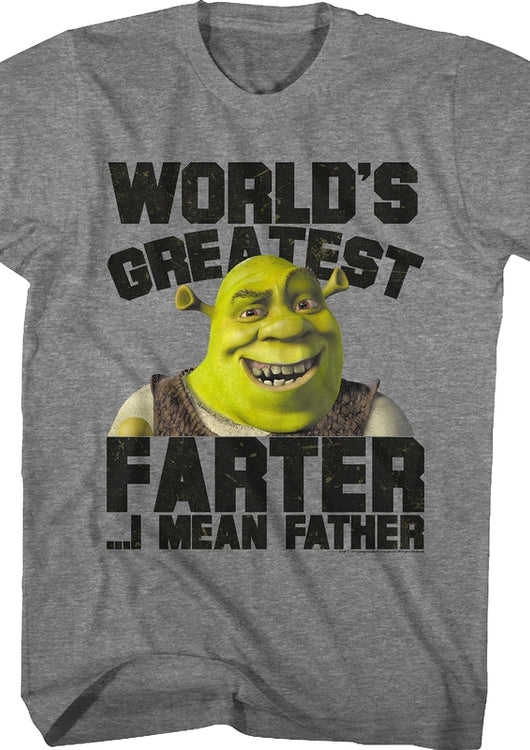 World's Greatest Father Shrek T-Shirt - main product image