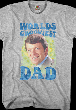 World's Grooviest Dad Brady Bunch T-Shirt