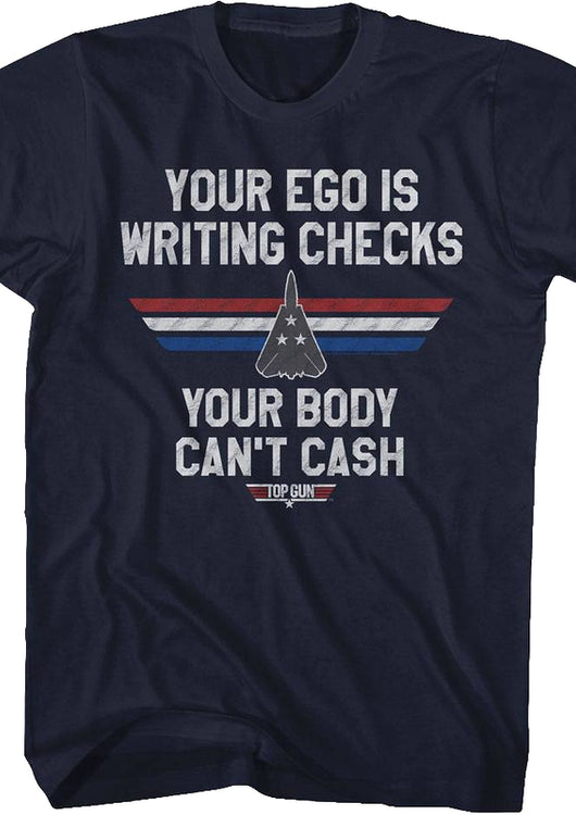 Writing Checks Top Gun T-Shirt - main product image