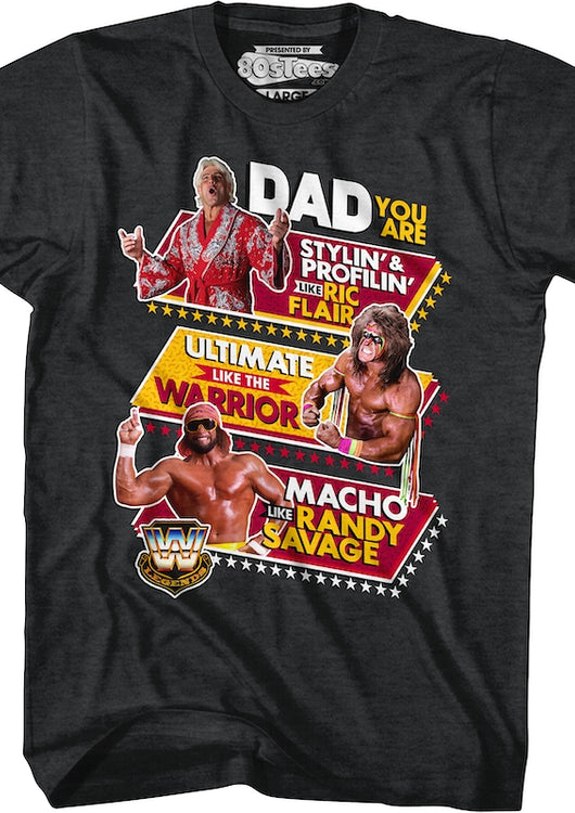 WWE Wrestling Legends Father's Day Shirt - main product image
