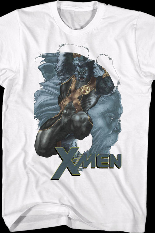 X-Men Beast Collage Marvel Comics T-Shirtmain product image