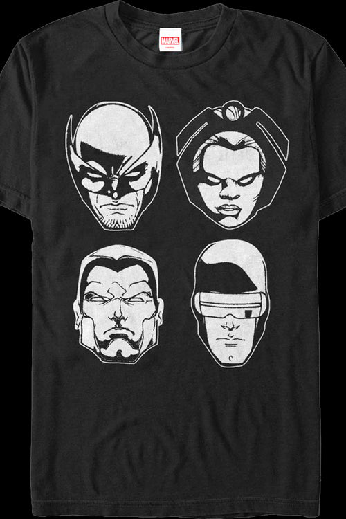 X-Men Four Heads Marvel Comics T-Shirtmain product image