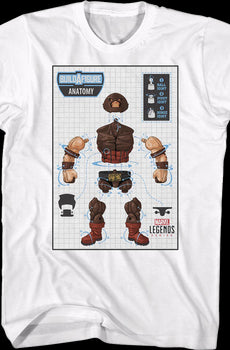 X-Men Juggernaut Build-A-Figure Marvel Comics T-Shirt
