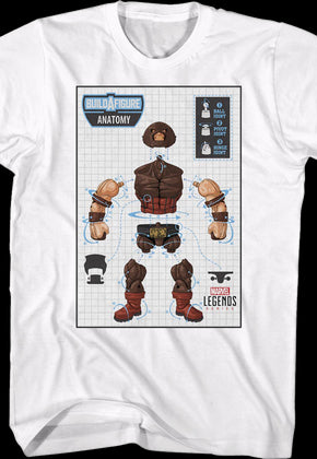 X-Men Juggernaut Build-A-Figure Marvel Comics T-Shirt