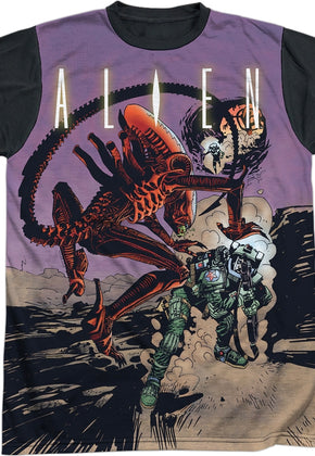 Xenomorph Attack Alien T-Shirt