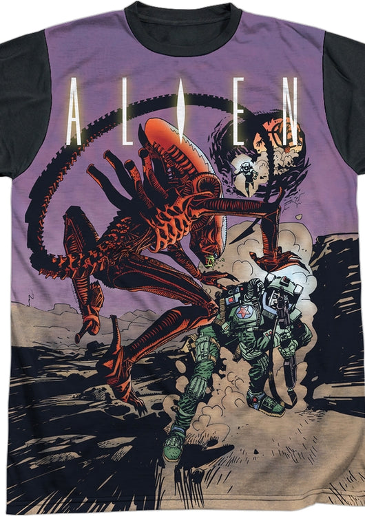 Xenomorph Attack Alien T-Shirt - main product image