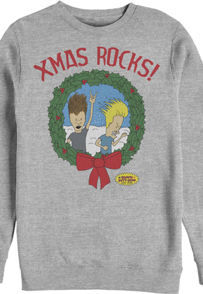 Xmas Rocks Beavis And Butt-Head Sweatshirt