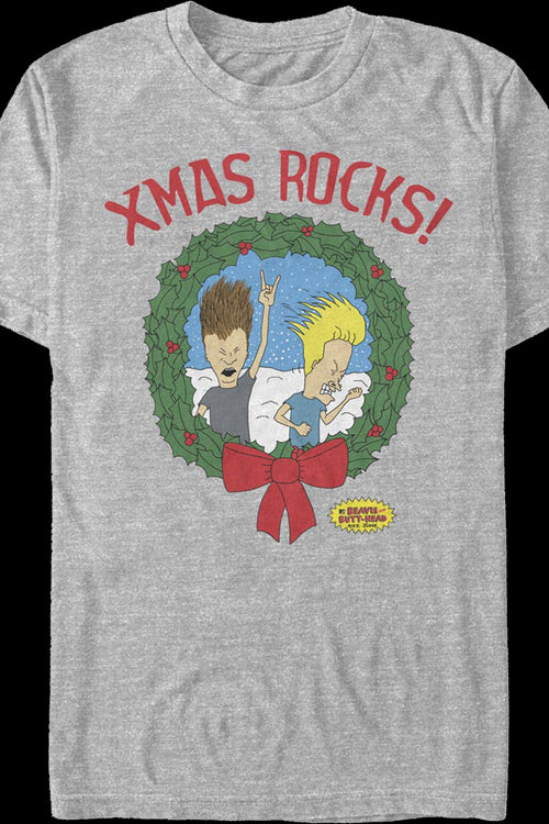 Xmas Rocks Beavis And Butt-Head T-Shirtmain product image