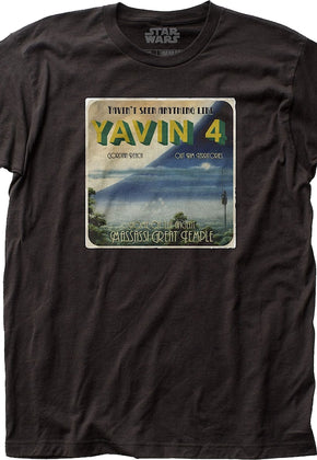 Yavin 4 Postcard Star Wars T-Shirt
