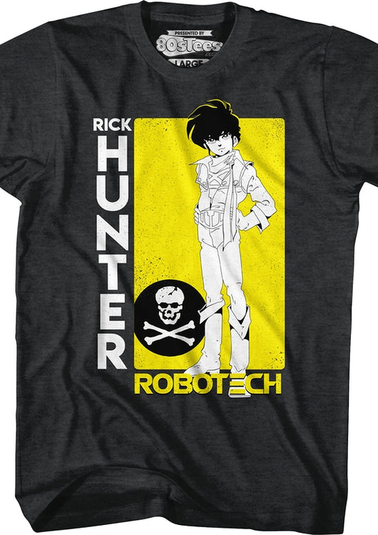 Yellow Background Rick Hunter Robotech T-Shirt - main product image