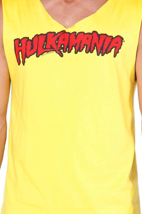 Yellow Hulk Hogan Costume Shirtmain product image