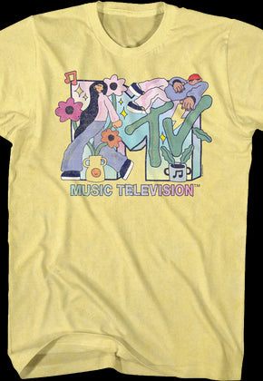 Yellow Logo MTV Shirt