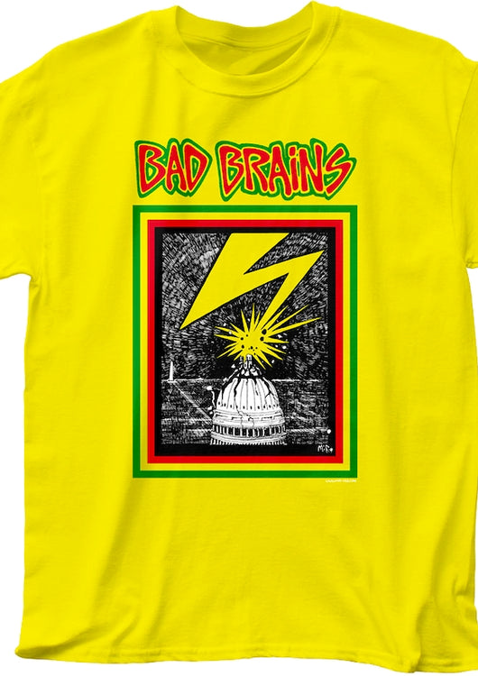 Yellow Tape Bad Brains T-Shirt - main product image