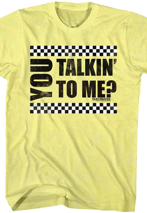 Yellow You Talkin' To Me Taxi Driver T-Shirt