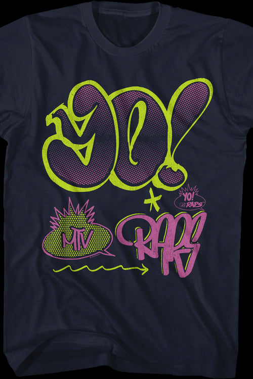 Yo! MTV Raps Graffiti MTV Shirtmain product image