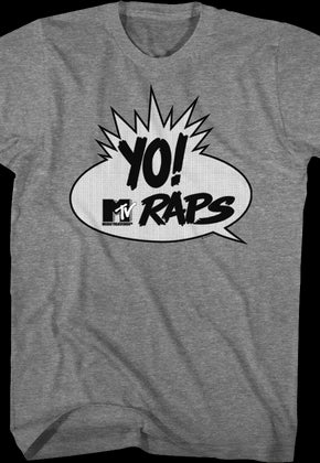 Yo! MTV Raps Vintage Logo MTV Shirt