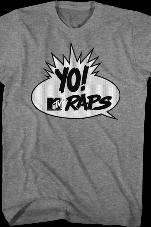 Yo! MTV Raps Vintage Logo MTV Shirtmain product image