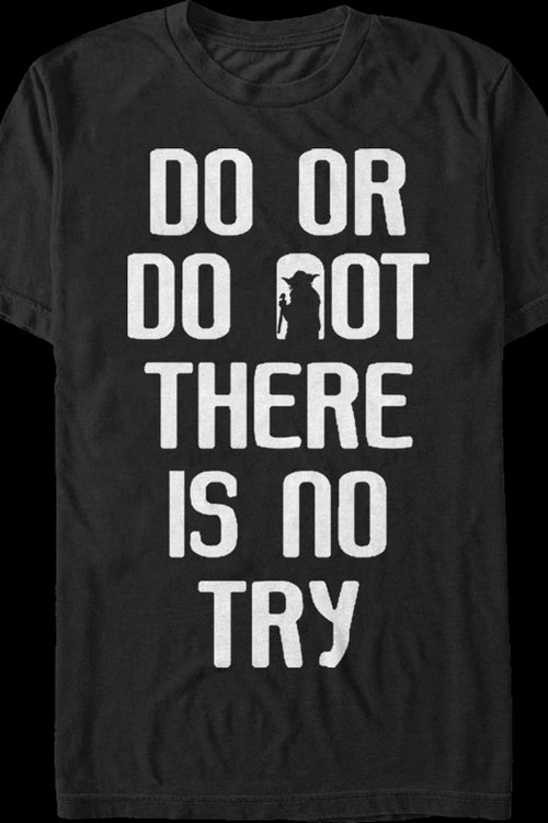 Yoda Do or Do Not Star Wars T-Shirtmain product image