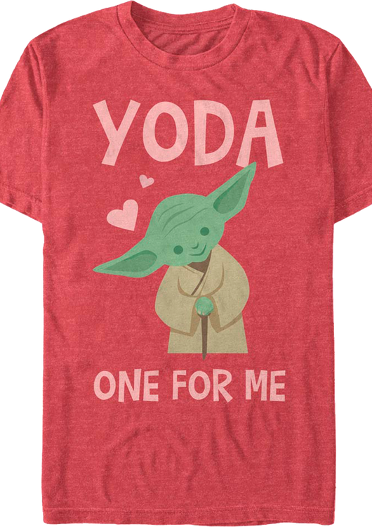 Yoda One For Me Star Wars T-Shirt - main product image