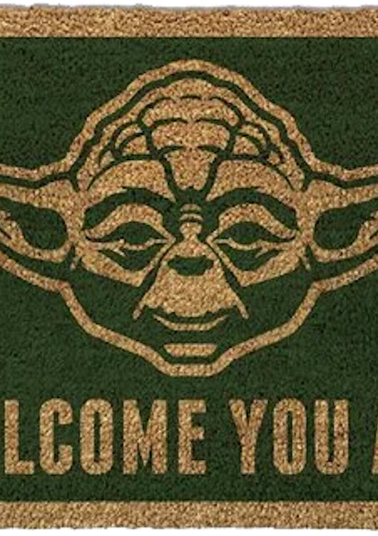 Yoda Welcome You Are Star Wars Doormat - main product image