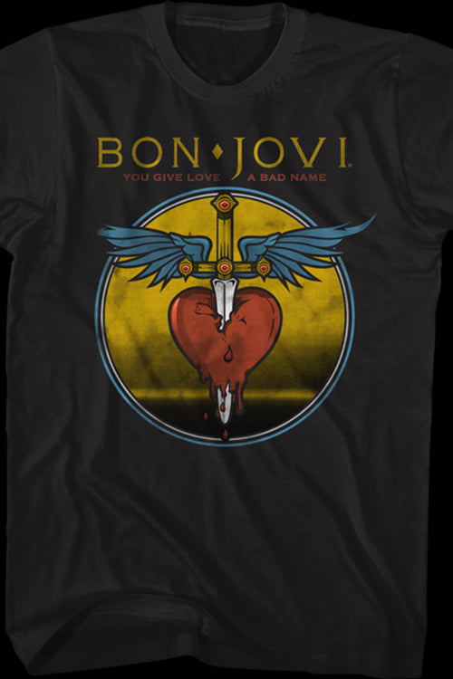 You Give Love A Bad Name Bon Jovi T-Shirtmain product image