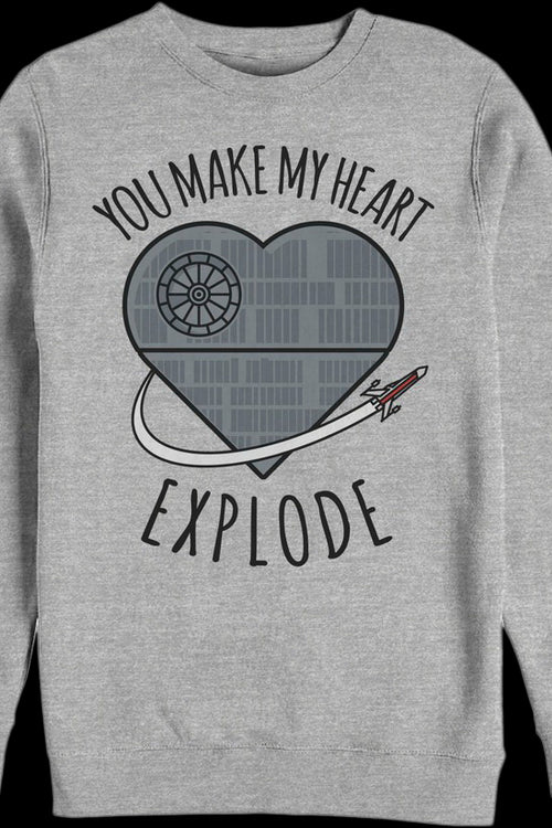 You Make My Heart Explode Star Wars Sweatshirtmain product image