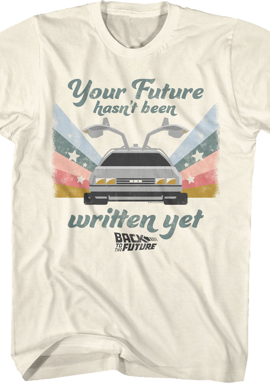 Your Future Hasn't Been Written Yet Back To The Future T-Shirt - main product image