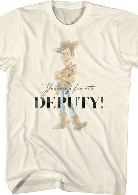 You're My Favorite Deputy Toy Story T-Shirt - main product image