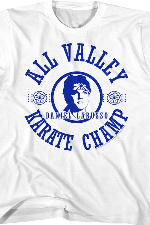 Youth All Valley Champ Karate Kid Shirtmain product image