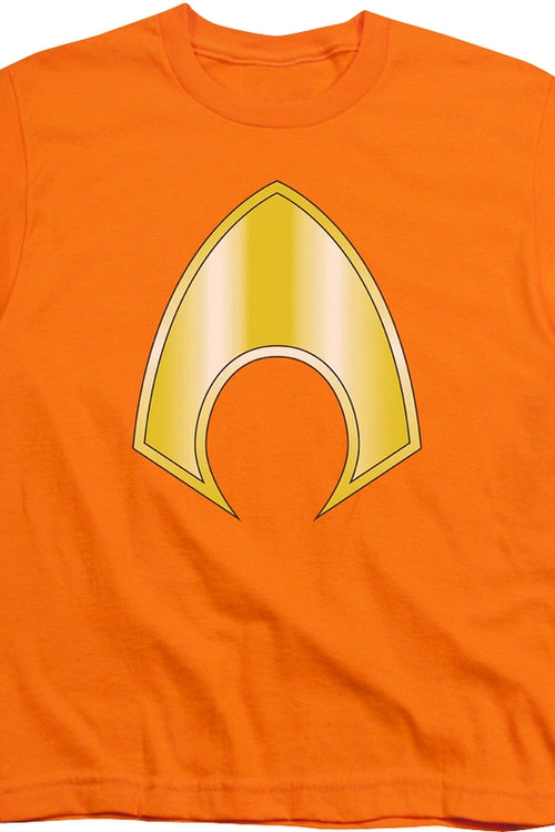 Youth Aquaman Logo DC Comics Shirtmain product image