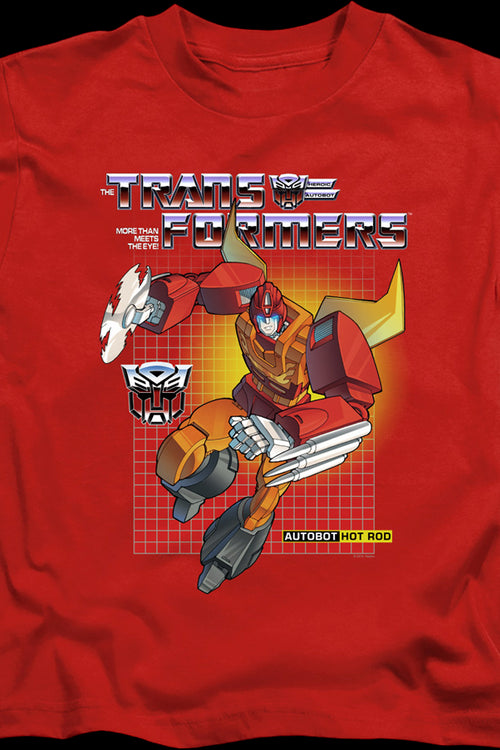 Youth Autobot Hot Rod Transformers Shirtmain product image