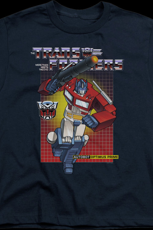 Youth Autobot Optimus Prime Transformers Shirtmain product image