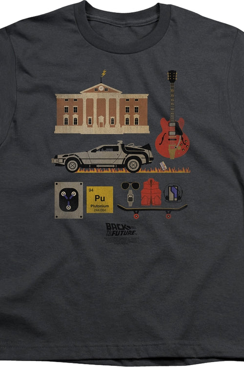 Youth Back To The Future Items Shirtmain product image