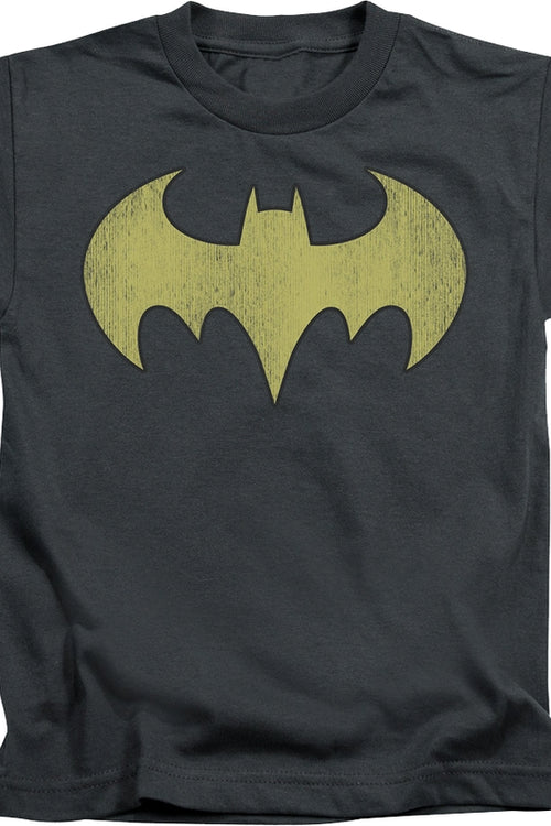 Youth Batgirl Distressed Logo Shirtmain product image