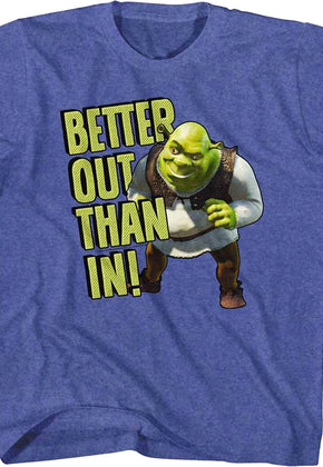Youth Better Out Than In Shrek Shirt