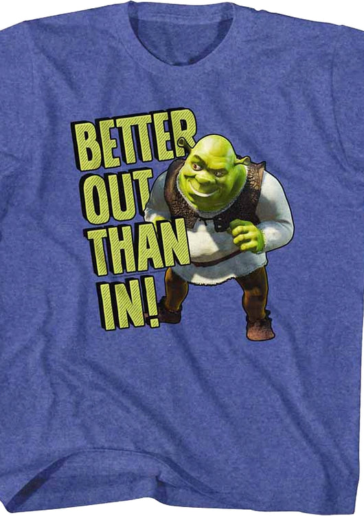 Youth Better Out Than In Shrek Shirt - main product image