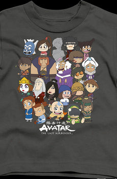 Youth Chibi Group Photo Avatar The Last Airbender Shirt