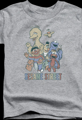 Youth Colorful Sesame Street Shirt
