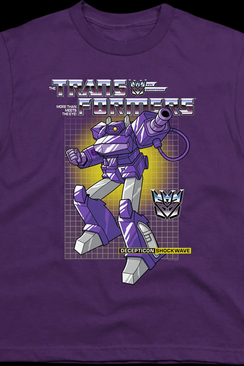 Youth Decepticon Shockwave Transformers Shirtmain product image