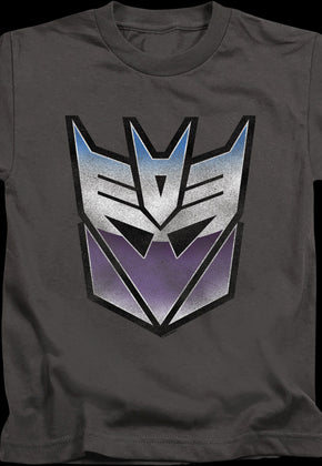 Youth Decepticon Vintage Logo Transformers Shirt