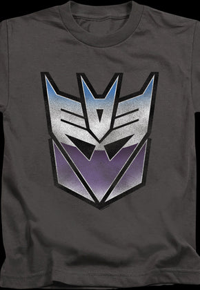Youth Decepticon Vintage Logo Transformers Shirt