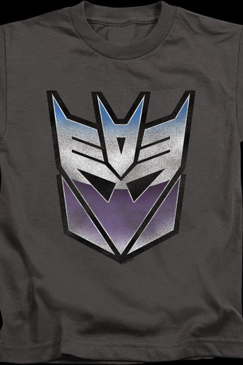 Youth Decepticon Vintage Logo Transformers Shirtmain product image