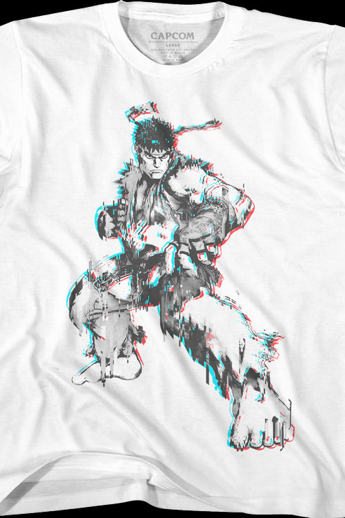 Youth Distorted Ryu Street Fighter Shirtmain product image