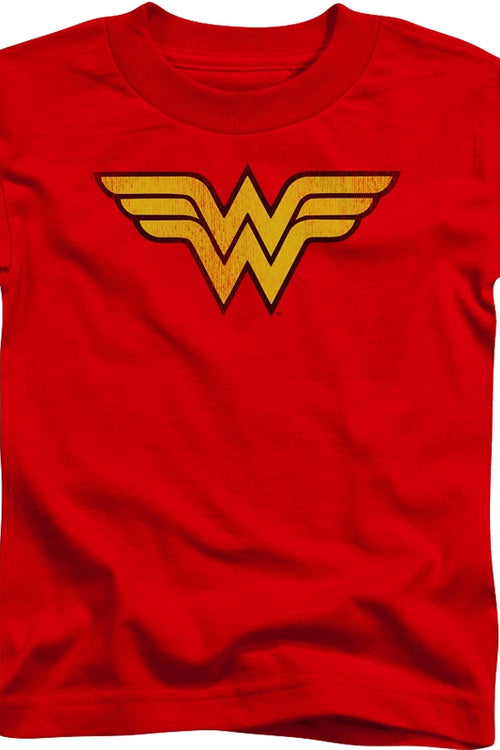 Youth Distressed Logo Wonder Woman Shirtmain product image