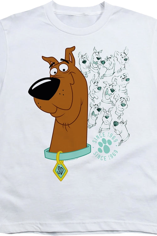 Youth Evolution Of Scooby-Doo Shirtmain product image