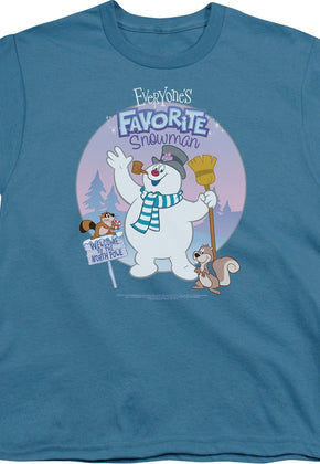 Youth Frosty The Snowman Shirt