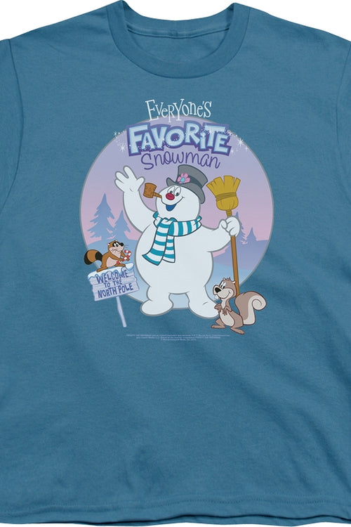 Youth Frosty The Snowman Shirtmain product image