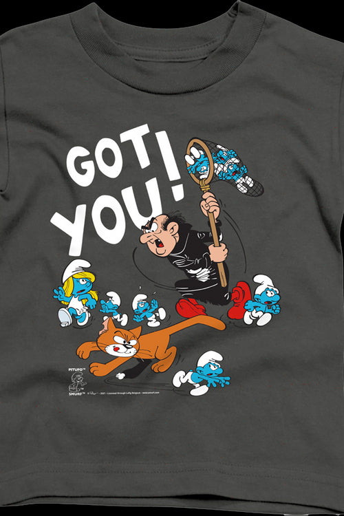 Youth Gargamel and Azrael Got You Smurfs Shirtmain product image