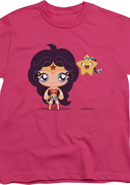 Youth Girls Chibi Wonder Woman Shirt - main product image