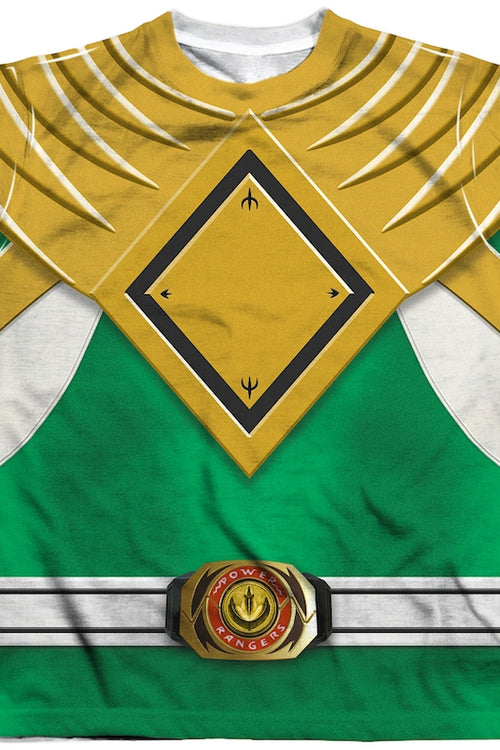 Youth Green Ranger Sublimation Costume Shirtmain product image